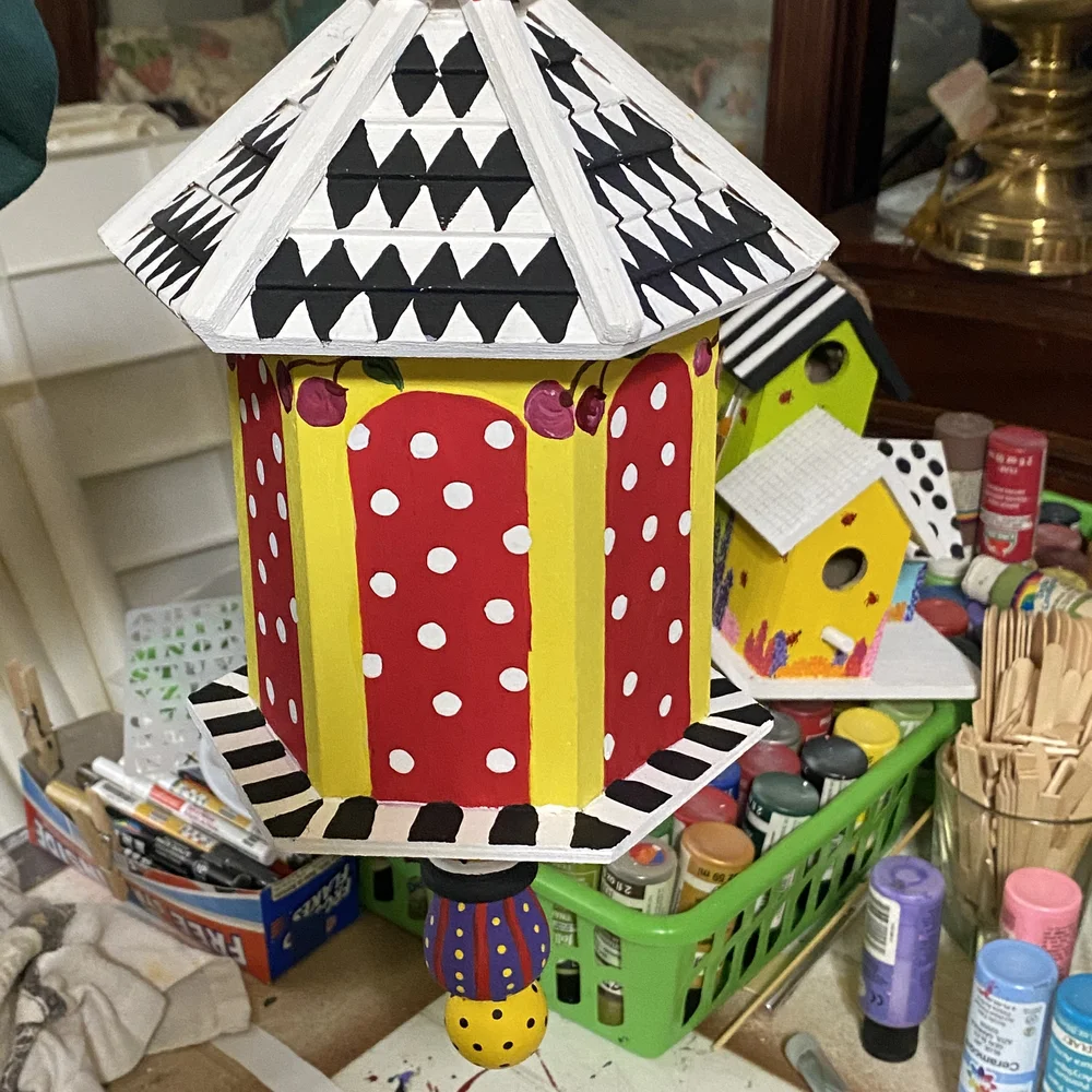 Colorful Decorative Birdhouse